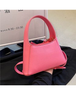 Alphabet A Shape Design Minimalist Fashion Women Wholesale Handbag - Rose