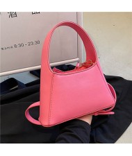 Alphabet A Shape Design Minimalist Fashion Women Wholesale Handbag - Rose