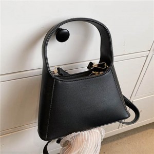 Alphabet A Shape Design Minimalist Fashion Women Wholesale Handbag - Black