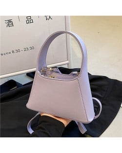 Alphabet A Shape Design Minimalist Fashion Women Wholesale Handbag - Violet