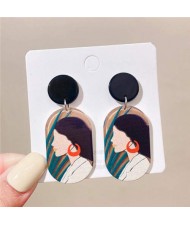 Fashionable Lady Design U.S. High Fashion Acrylic Wholesale Earrings