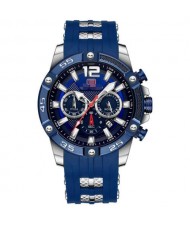 Rivets Casual Fashion Design Waterproof Luminous Dial Multifunctional Men Sport Wrist Watch