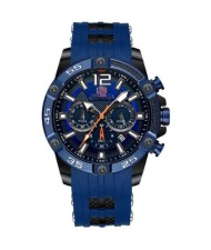 Rivets Casual Fashion Design Waterproof Luminous Dial Multifunctional Men Sport Wrist Watch