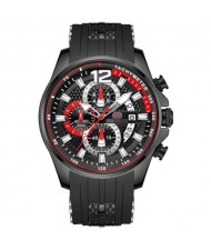 Big Index Pilot Style Waterproof Luminous Dial Multifunctional Men Sport Wrist Watch