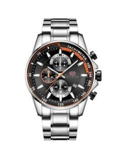 Big Index High Fashion Waterproof Luminous Hand Design Multifunctional Men Sport Wrist Watch