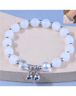 Bells Pendant Graceful Beads Office Lady Style Wholesale Bracelet - Luminous