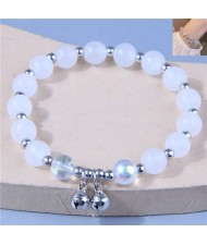 Bells Pendant Graceful Beads Office Lady Style Wholesale Bracelet - Luminous