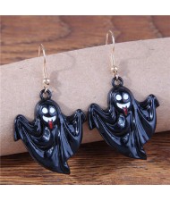 Halloween Fashion Vampire Horror Vibe Wholesale Statement Earrings - Black