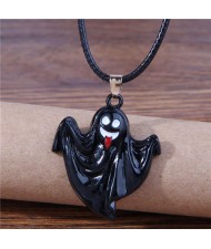 Fashionable Halloween Vampire Horror Atmosphere Wholesale Necklace - Black