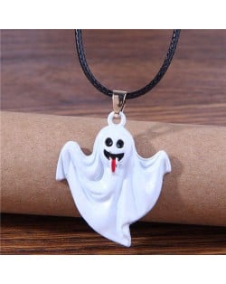Fashionable Halloween Vampire Horror Atmosphere Wholesale Necklace - White