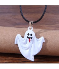 Fashionable Halloween Vampire Horror Atmosphere Wholesale Necklace - White