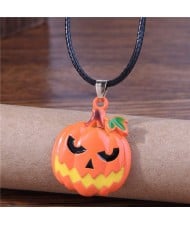 Halloween Ghost Face Papaya Horror Atmosphere Personality Wholesale Fashion Necklace