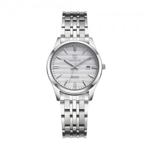 Business Style Classic Stainless Steel Chain Women Watch - Silver