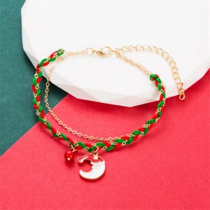 High Quality Fashion Weaving Wholesale Christmas Bracelet - Moon