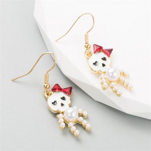 Hip-hop Style Skull Halloween Jewelry Wholesale Fashion Earrings