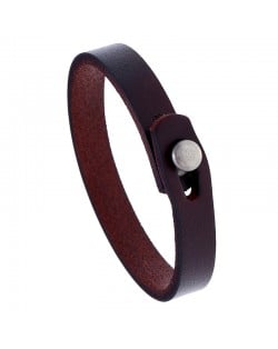 Vintage Wood Beads and Leather Combo Wholesale Fashion Man Multilayers Bracelet