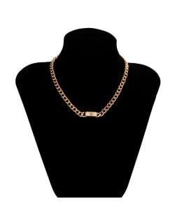 Alloy Grind Arenaceous Design Hollow-out Fashion Wholesale Necklace - Silver