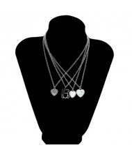 Sweet and Cool Style Black Bowknot Lace Fashion Wholesale Necklace