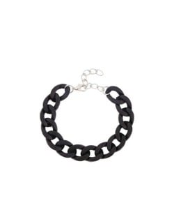 Black Fashion Women Acrylic Linked Chain Wholesale Bracelet