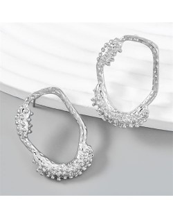 Cool Style Unique Design Irregular Circle Wholesale Fashion Earrings - Golden