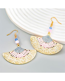 Cool Style Unique Design Irregular Circle Wholesale Fashion Earrings - Silver