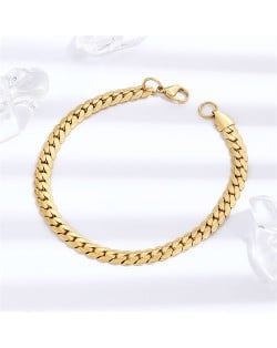 Korean Fashion Full Rhinestone Decorated Super Bling Wholesale Women Bracelet - Blue