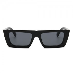 Summer Popular Simple Square Design Wholesale Fahion Women Sunglasses - Black
