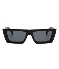 Summer Popular Simple Square Design Wholesale Fahion Women Sunglasses - Black