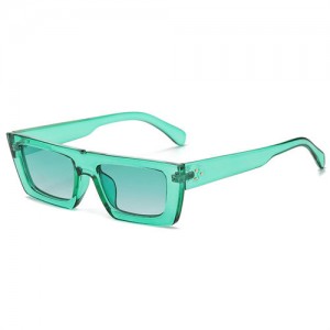 Summer Popular Simple Square Design Wholesale Fahion Women Sunglasses - Green