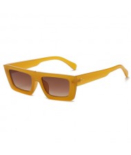 Summer Popular Simple Square Design Wholesale Fahion Women Sunglasses - Orange