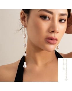 Vintage Unique Design Heart Shape Bold Fashion Wholesale Women Earrings - Silver