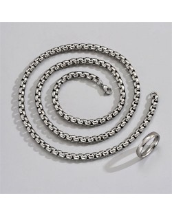 Sweet Offce Lady Style Green Pendant Women Wholesale Copper Necklace