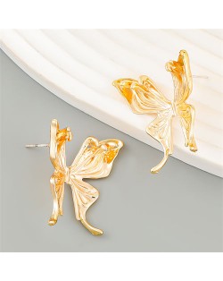Popular Punk Style Alloy Circles Design Exaggerated Wholesale Statement Earrings - Silver