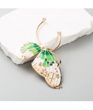 Vintage Three-dimensional Flower Wholesale Women Elegant Earrings - Orange