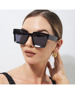 Vintage Alloy Frame Geometric Shape Fashion Wholesale Women Sunglasses - Brown