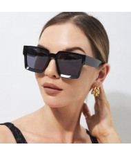 Fashion Thick Square Frame Wholesale Women Sunglasses - Black