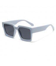 Fashion Thick Square Frame Wholesale Women Sunglasses - Gray