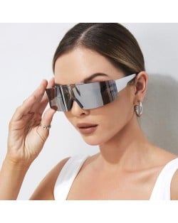 Fashion Small Square Frame Wholesale Women Black Sunglasses - Gray