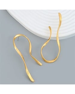 U.S. Fashion Colorful Stone Water Drop Design Wholesale Earrings - Rose