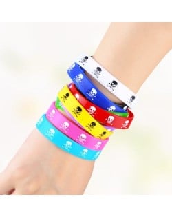 (10 Pcs Set)Popular Candy Color Letter Silicone Wholesale Women Sport Bracelet Set