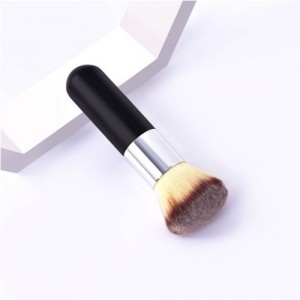 Classic Black Handle Short Design Fashion Blush Makeup Brush