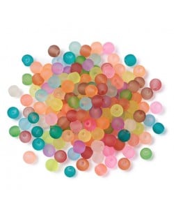 6/0 Frost Glass Beads, Frosted Beads, Bulk Beading Supplies, Glass Beads,  DIY Jewelry Making, DIY Jewelry Making Supplies, Frosty Glass Bead