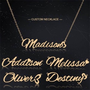 Customized Stainless Steel Name Necklace