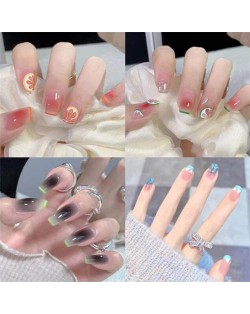 Multiple Patterns Detachable Manicure Sheet Fake Nail Wholesale Nail Stickers