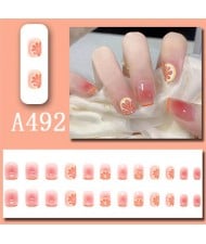 Multiple Patterns Detachable Manicure Sheet Fake Nail Wholesale Nail Stickers
