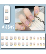 Multiple Patterns Detachable Manicure Sheet Fake Nail Wholesale Nail Stickers