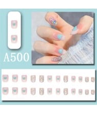 Multiple Patterns Detachable Manicure Sheet Fake Nail Wholesale Nail Stickers
