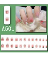 Multiple Patterns Detachable Manicure Sheet Fake Nail Wholesale Nail Stickers