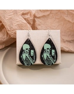 Halloween Jewelry Cartoon Skull Water Drop Wholesale Fashion Earrings