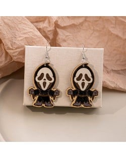 Wholesale Halloween Jewelry Scary Theme Cartoon Black Imp Fashion Earrings